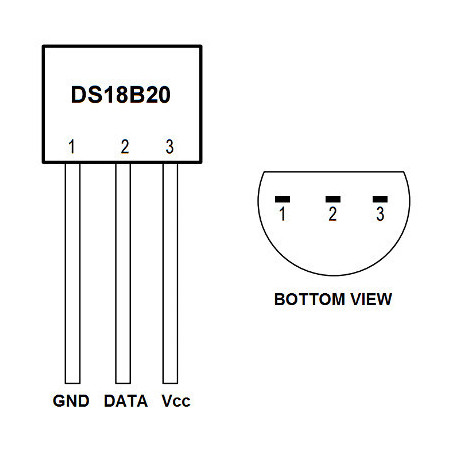 DS18B20 digital temperature sensor