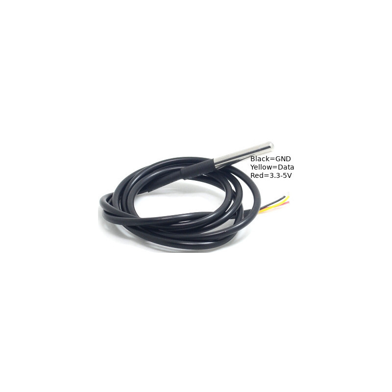DS18B20 digital 1-wire sensor with cable