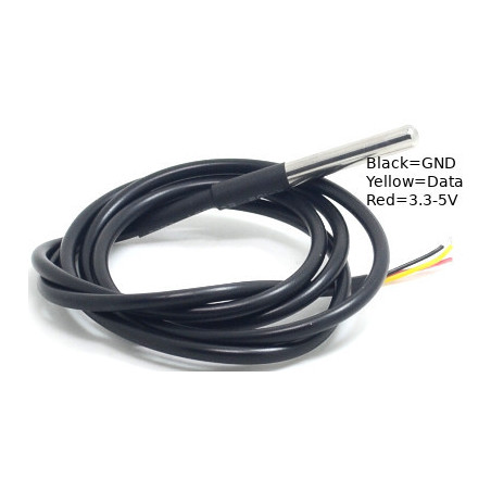DS18B20 digital 1-wire sensor with cable