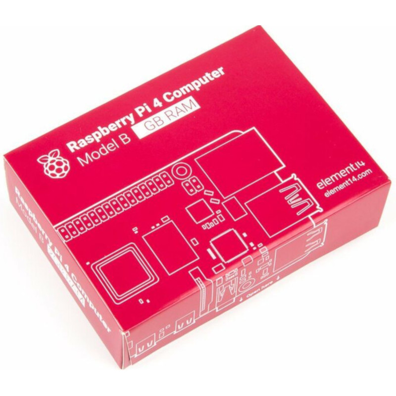 Raspberry PI 4 Model B, 2GB, IS AVAILABLE ONLY as domotic KIT1 and KIT2