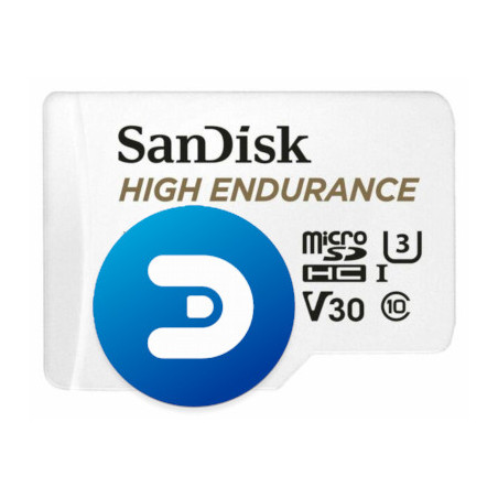 SanDisk MicroSDHC 32GB U3 V30 High Endurance-kort med Raspbian och Domoticz