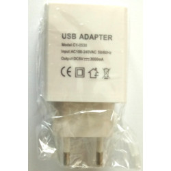 Adaptateur USB 5V 3A, prise...