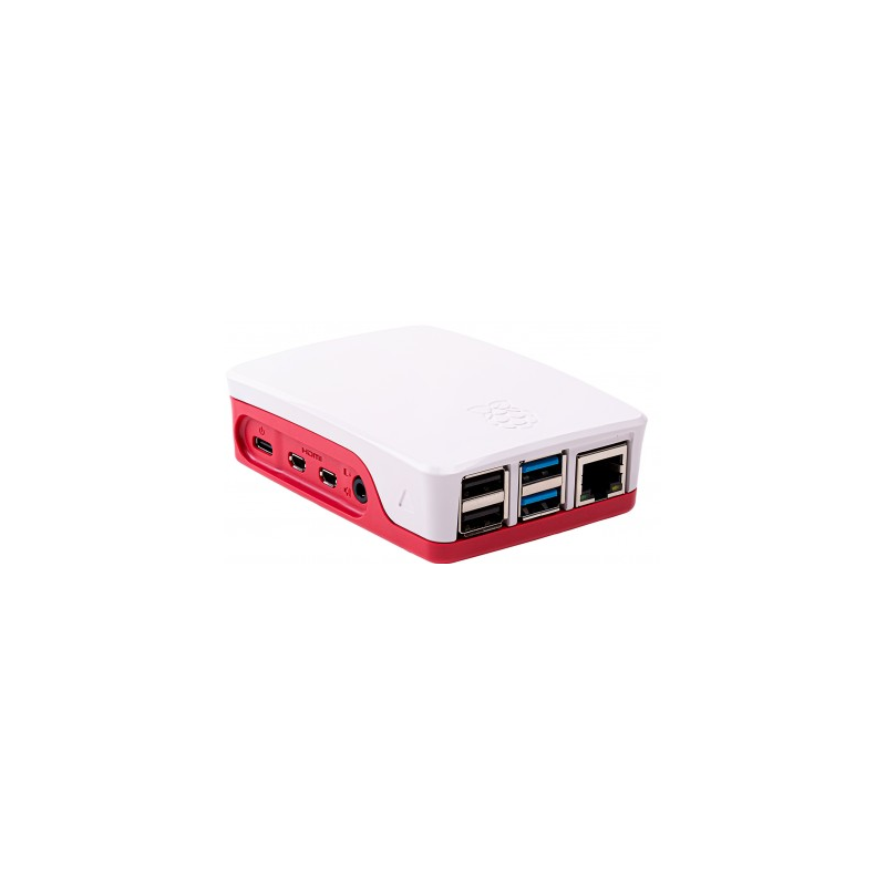 Boîtier Raspberry Pi 5 officiel - Rouge & Blanc