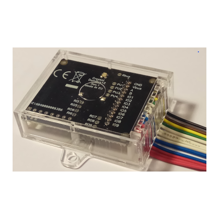 Creasol DomBus12: modulo 9 ingressi / uscite per Domoticz