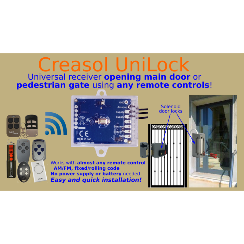 Creasol UniLock - Electric strike plate activator