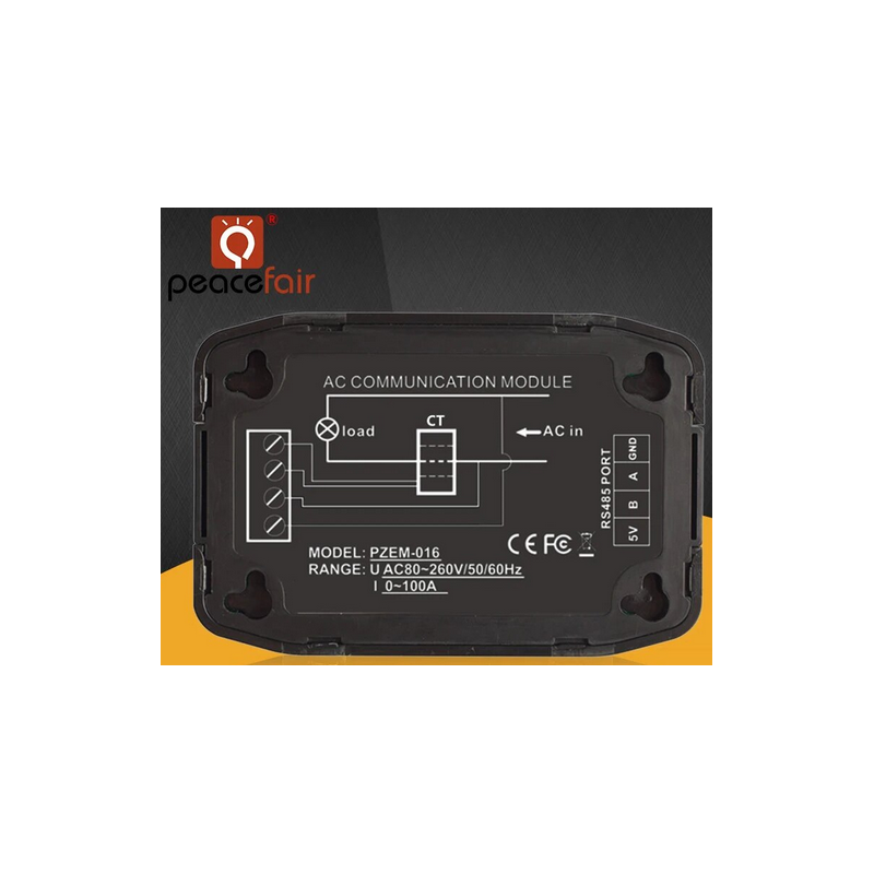 Compteur d'énergie PZEM-016 avec protocole Modbus