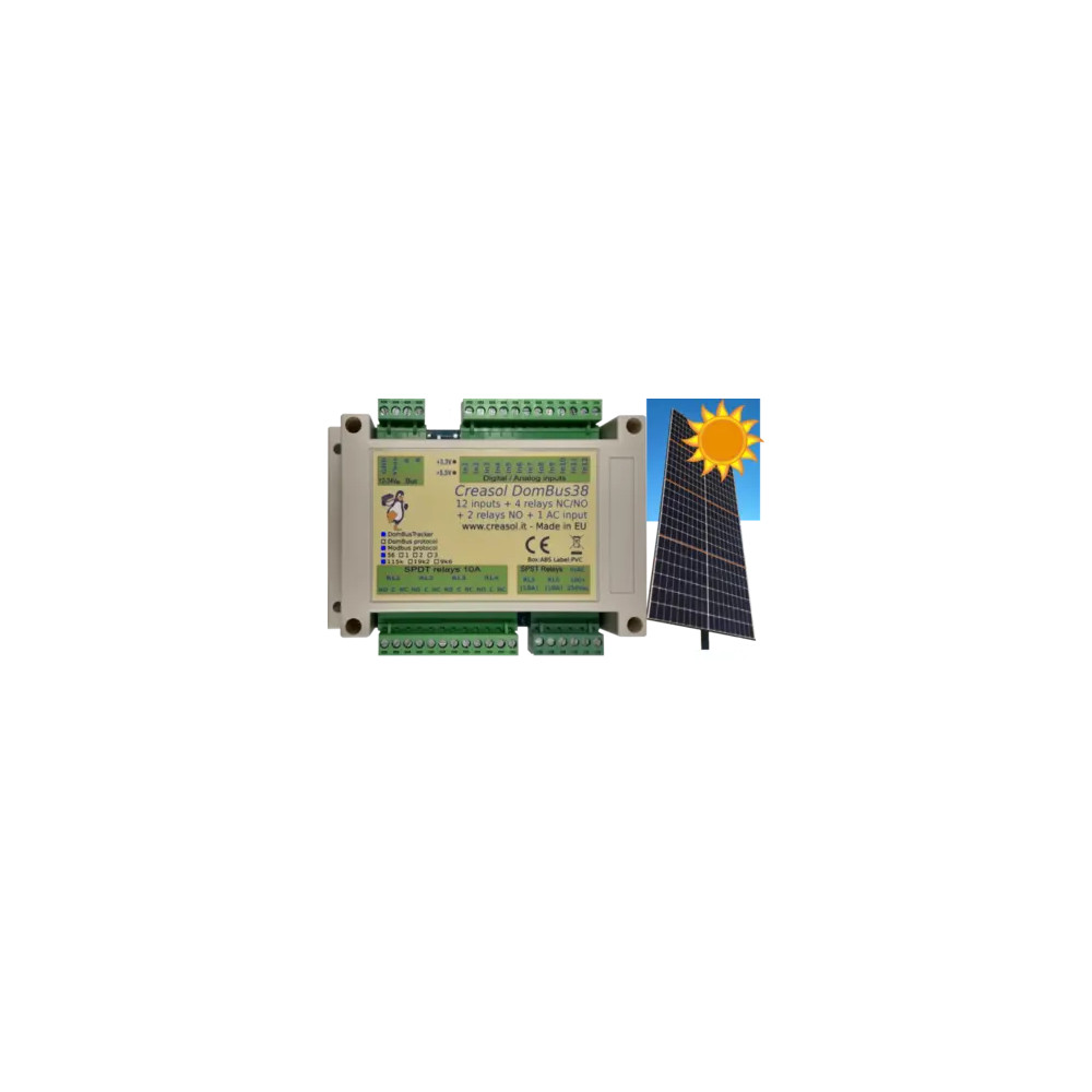 Single and Dual axis sun tracker sensor, with 5m cable