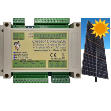 Single and Dual axis sun tracker sensor, with 5m cable