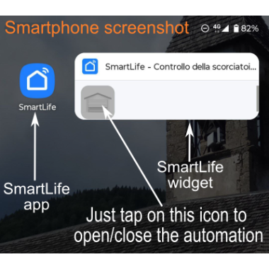 Abridor inteligente de puertas de garaje o portones con WiFi
