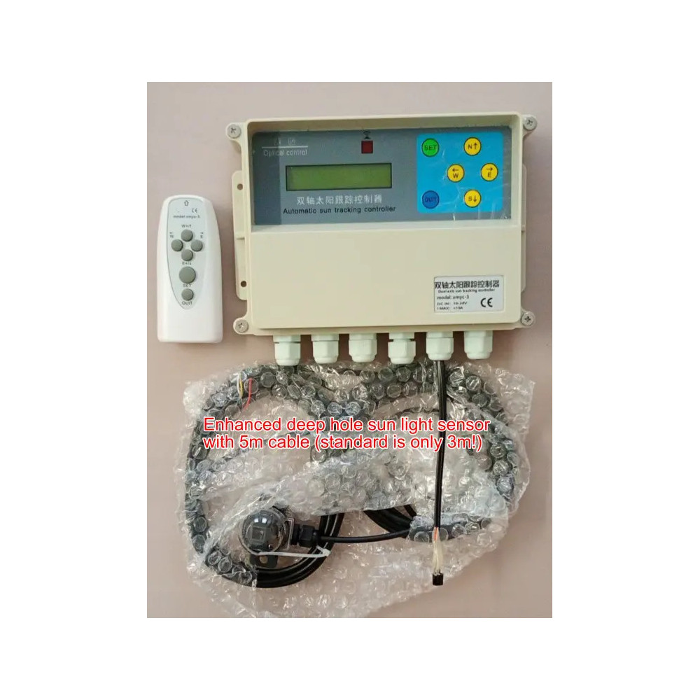XMYC-3 dobbeltakset solsporingscontroller - Lavet i Kina