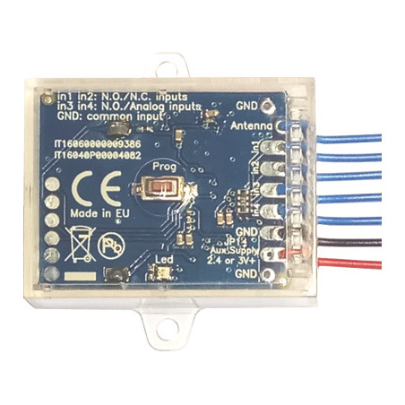 Creasol SenderBatt: 4 channels stationary multifrequency remote control duplicator/transmitter 